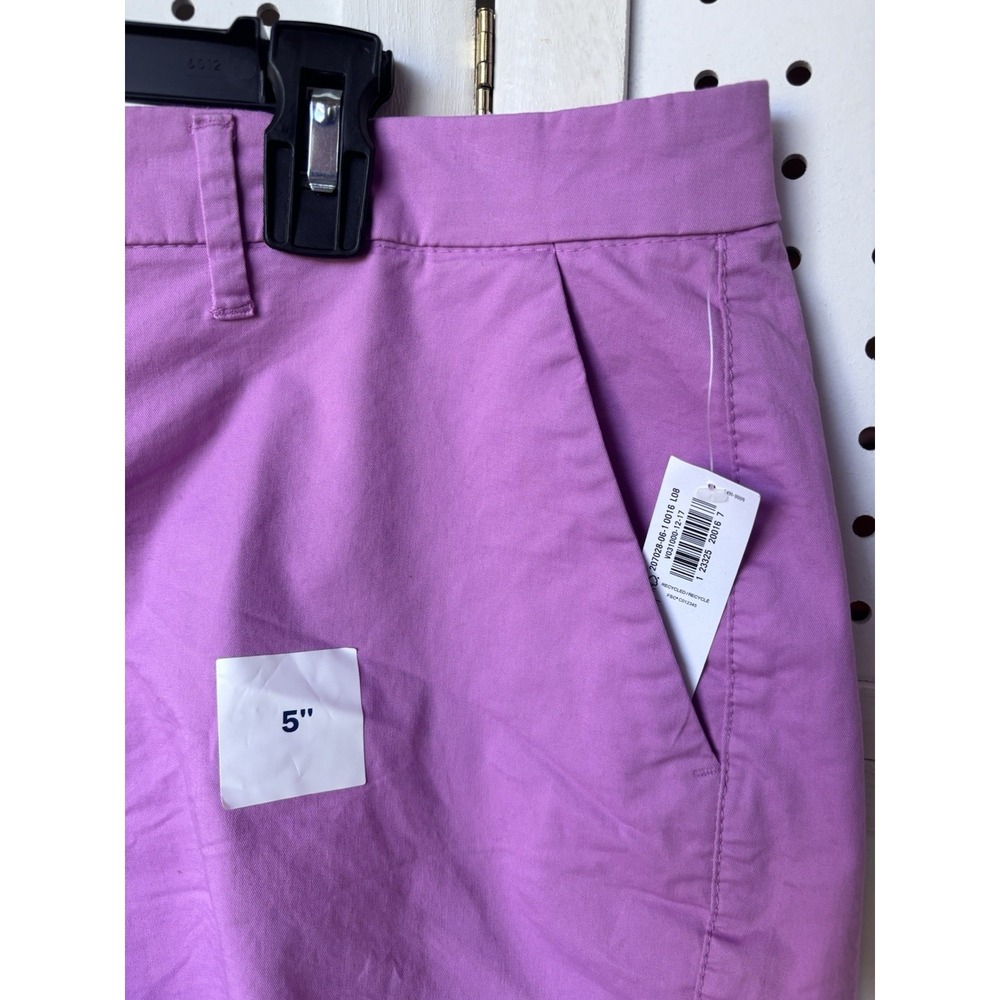 LOT/2 NWT Old Navy Everyday Chino Shorts 5" Women's 16 Twill Casual Comfort - Picture 3 of 8